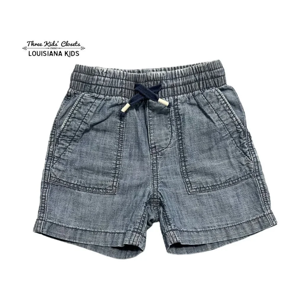 Baby Gap 18-24m Chambray Pull On Shorts